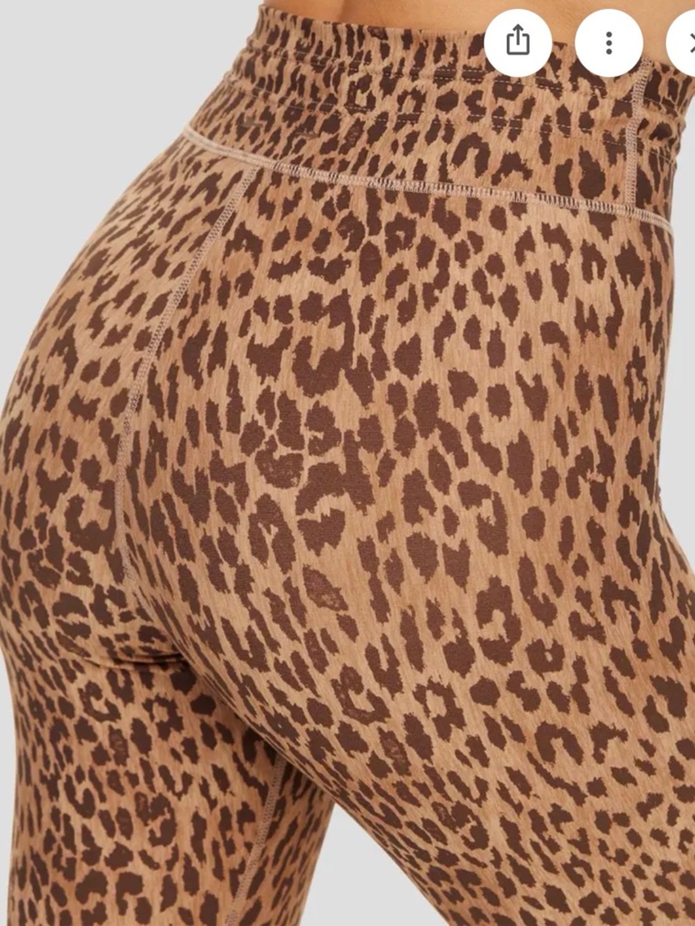 The Upside panthera Leopard Print Leggings in Brown & Black